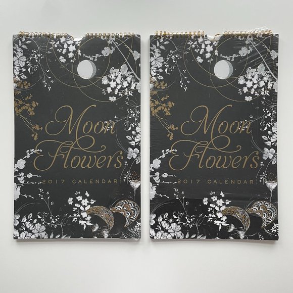 2 Moon Flowers 2017 Calendars for DIY ideas - Picture 2 of 9